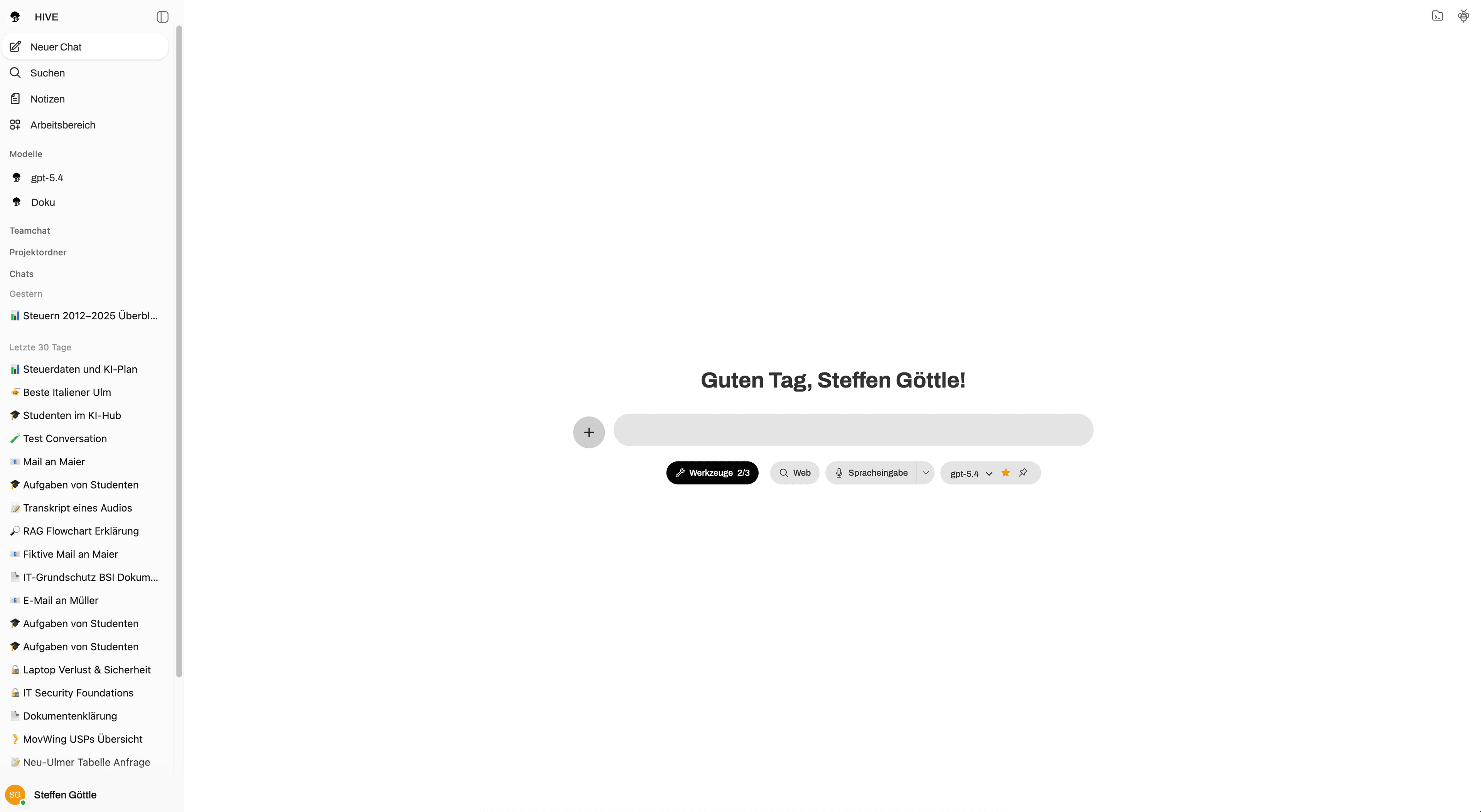 HIVE Recherche mit Quellenangaben